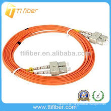 SC-SC MM Duplex Cordão de fibra óptica